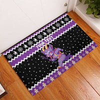 Personalized German Krampus Christmas Rubber Doormat German Christmas Legend - Wonder Print Shop
