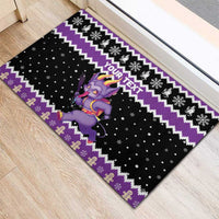 Personalized German Krampus Christmas Rubber Doormat German Christmas Legend - Wonder Print Shop
