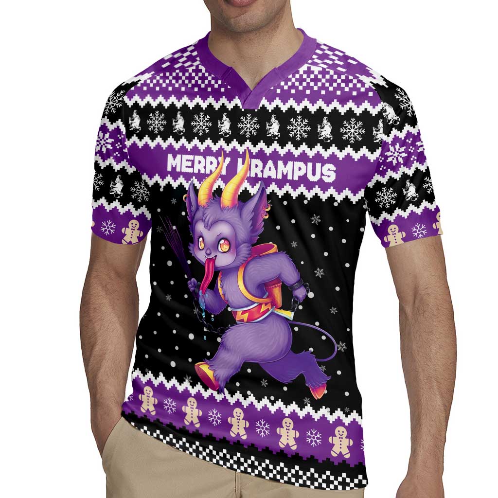 Personalized German Krampus Christmas Rugby Jersey German Christmas Legend - Wonder Print Shop