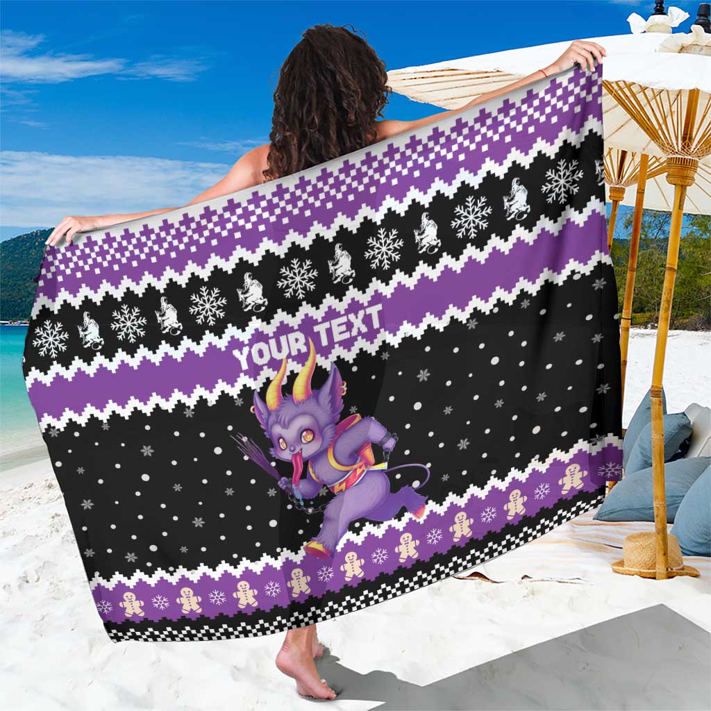 Personalized German Krampus Christmas Sarong German Christmas Legend - Wonder Print Shop