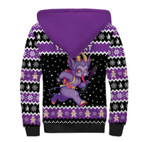 Personalized German Krampus Christmas Sherpa Hoodie German Christmas Legend - Wonder Print Shop