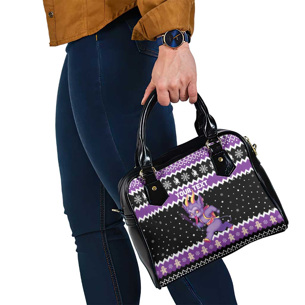 Personalized German Krampus Christmas Shoulder Handbag German Christmas Legend - Wonder Print Shop