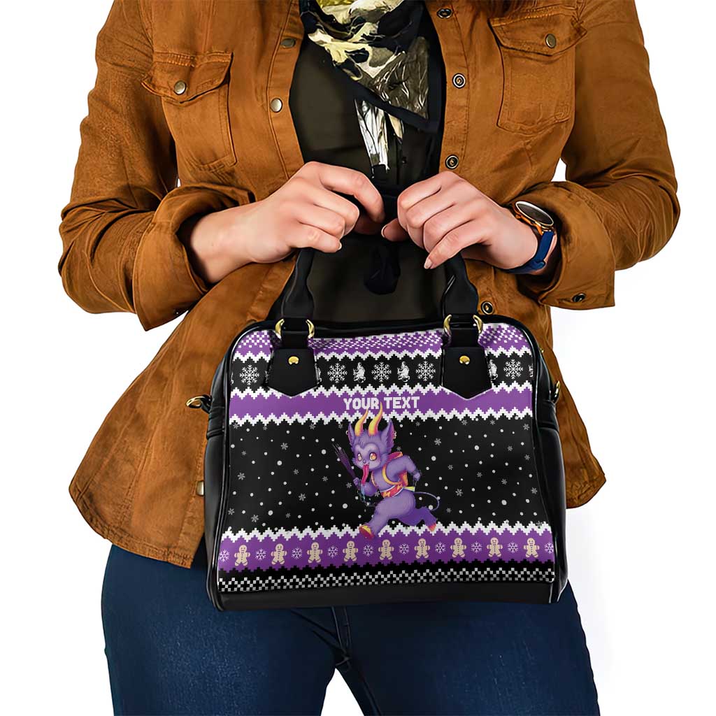 Personalized German Krampus Christmas Shoulder Handbag German Christmas Legend - Wonder Print Shop