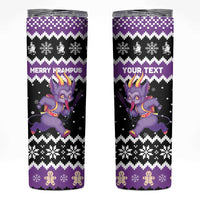 Personalized German Krampus Christmas Skinny Tumbler German Christmas Legend - Wonder Print Shop