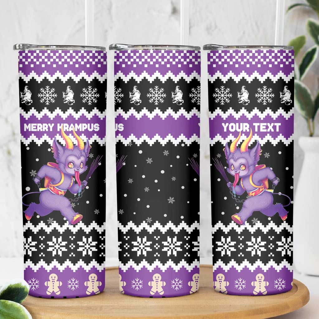 Personalized German Krampus Christmas Skinny Tumbler German Christmas Legend - Wonder Print Shop