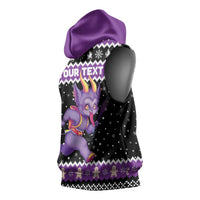 Personalized German Krampus Christmas Sleeveless Hoodie German Christmas Legend - Wonder Print Shop