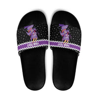 Personalized German Krampus Christmas Slide Sandals German Christmas Legend - Wonder Print Shop