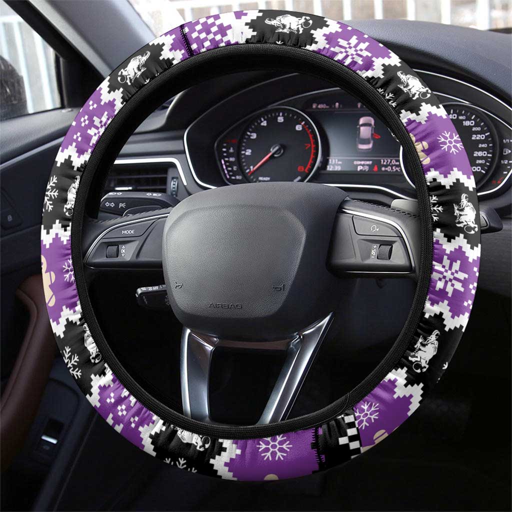 German Krampus Christmas Steering Wheel Cover German Christmas Legend - Wonder Print Shop