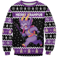 Personalized German Krampus Christmas Sweatshirt German Christmas Legend - Wonder Print Shop