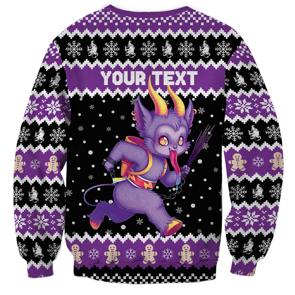 Personalized German Krampus Christmas Sweatshirt German Christmas Legend - Wonder Print Shop