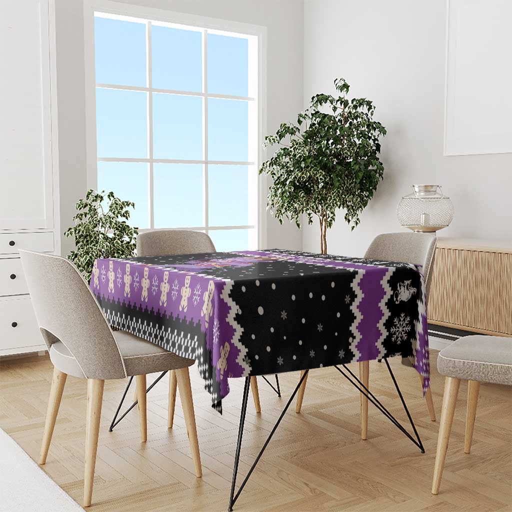 Personalized German Krampus Christmas Tablecloth German Christmas Legend - Wonder Print Shop