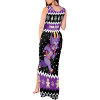 Personalized German Krampus Christmas Tank Maxi Dress German Christmas Legend - Wonder Print Shop