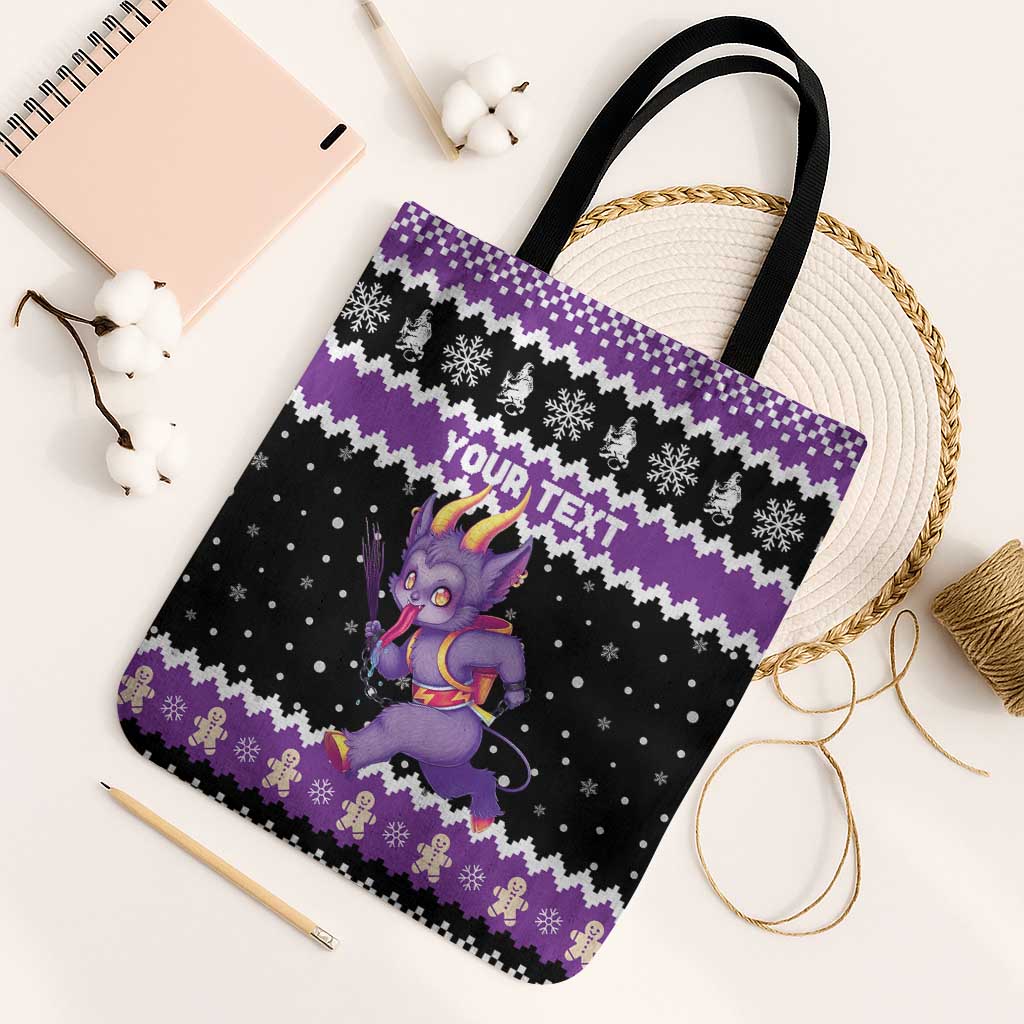 Personalized German Krampus Christmas Tote Bag German Christmas Legend - Wonder Print Shop