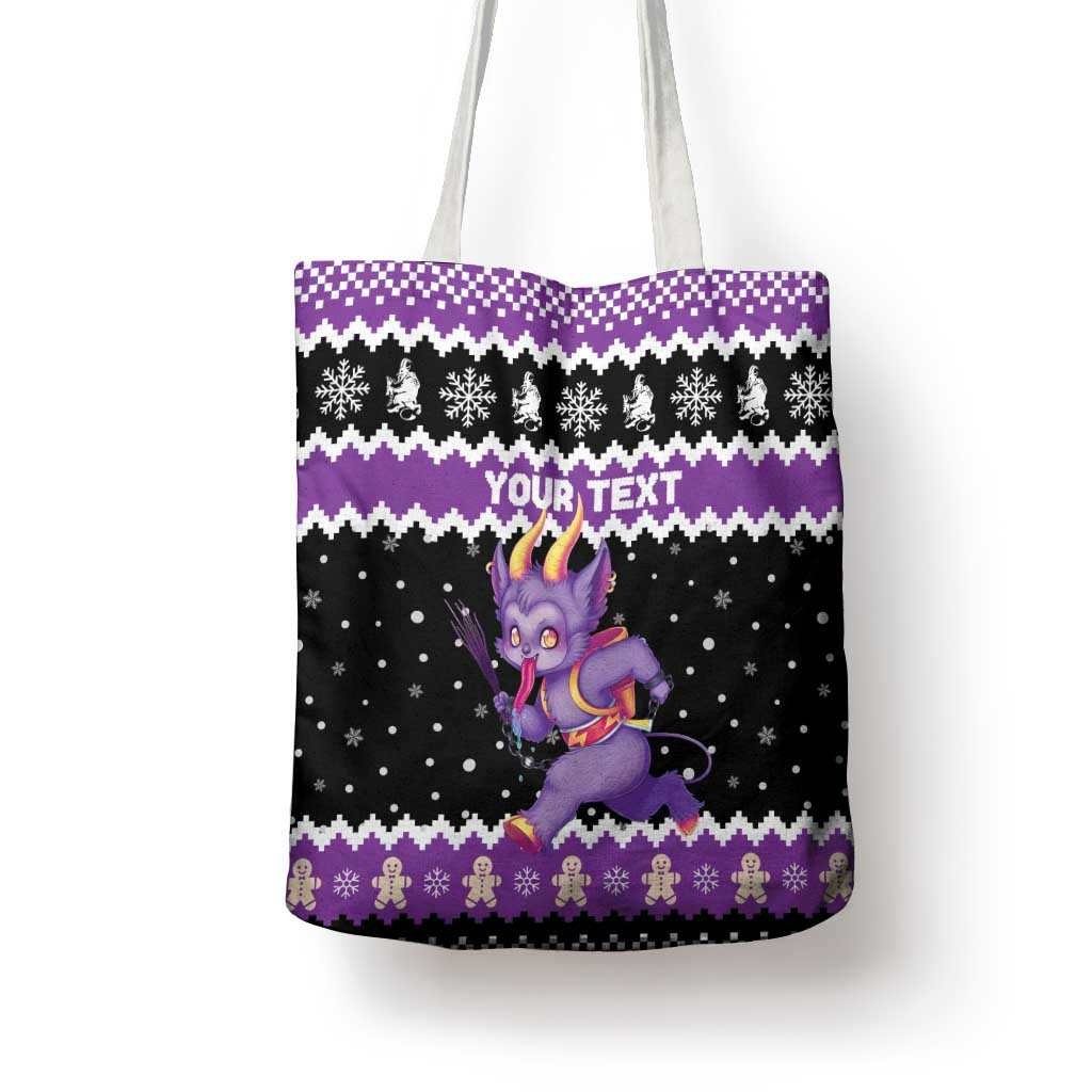Personalized German Krampus Christmas Tote Bag German Christmas Legend - Wonder Print Shop