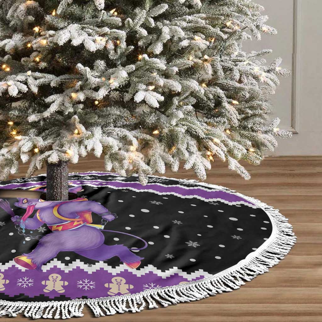 Personalized German Krampus Christmas Tree Skirt German Christmas Legend - Wonder Print Shop