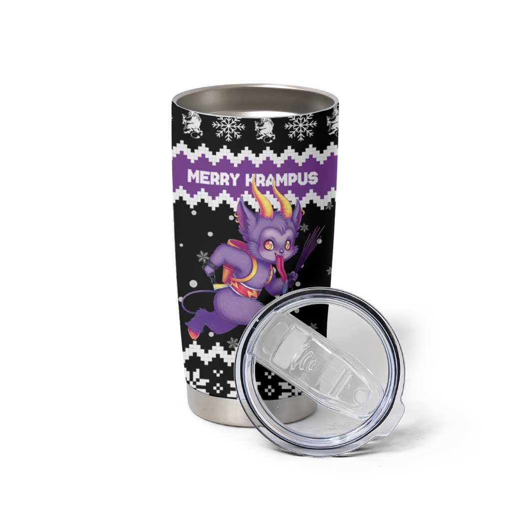 Personalized German Krampus Christmas Tumbler Cup German Christmas Legend - Wonder Print Shop