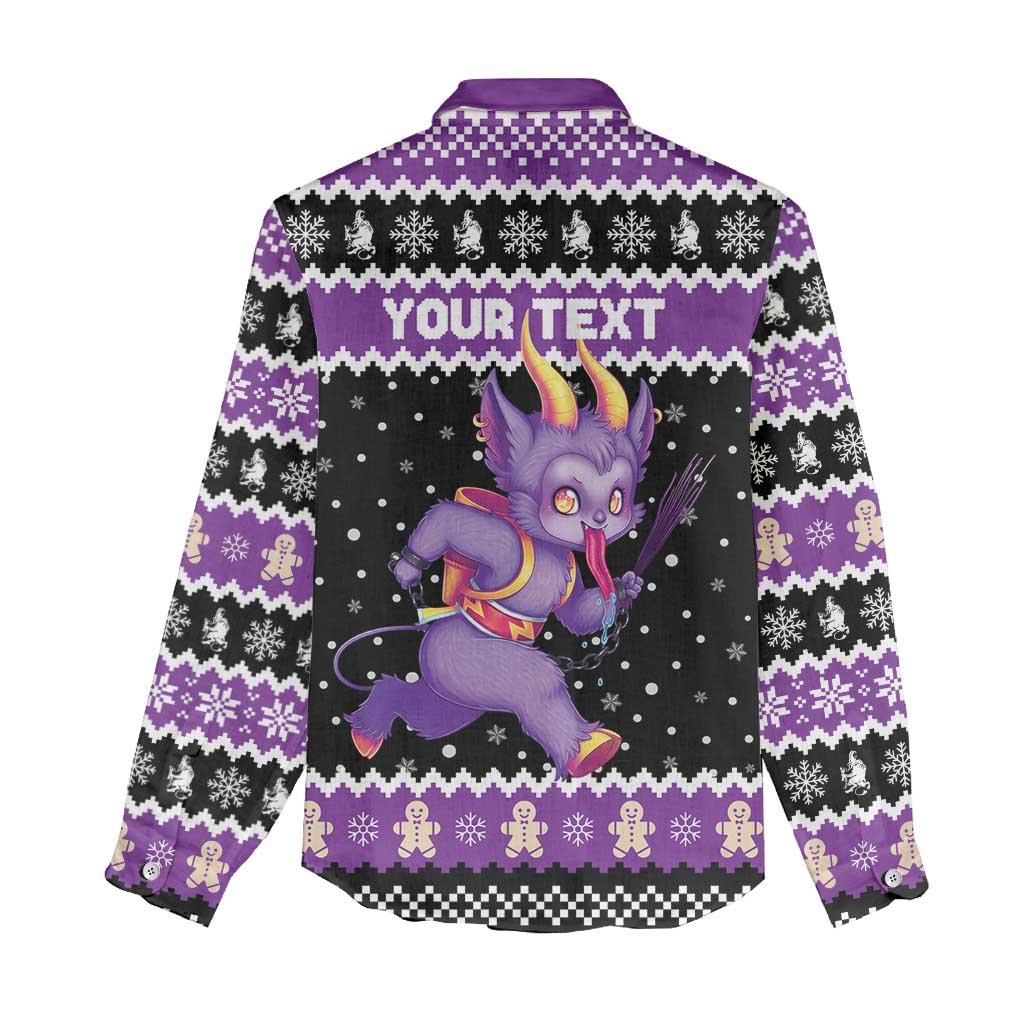 Personalized German Krampus Christmas Women Casual Shirt German Christmas Legend - Wonder Print Shop