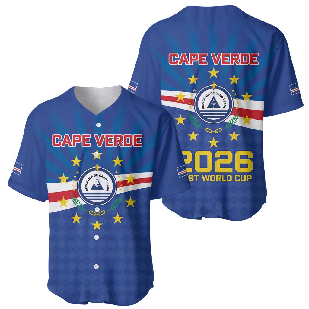 Cape Verde Football 2026 Baseball Jersey Historic First World Cup Appearance - Wonder Print Shop