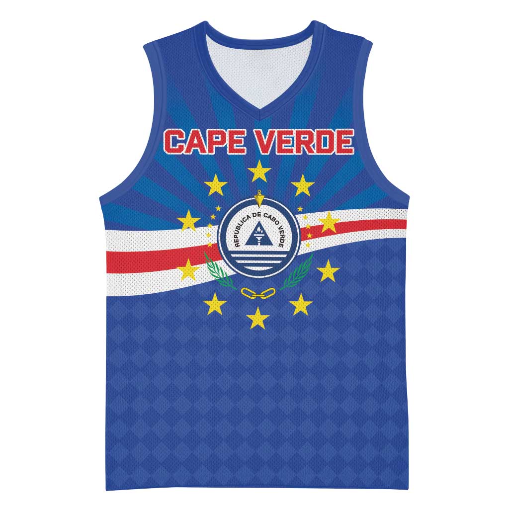 Cape Verde Football 2026 Basketball Jersey Historic First World Cup Appearance - Wonder Print Shop
