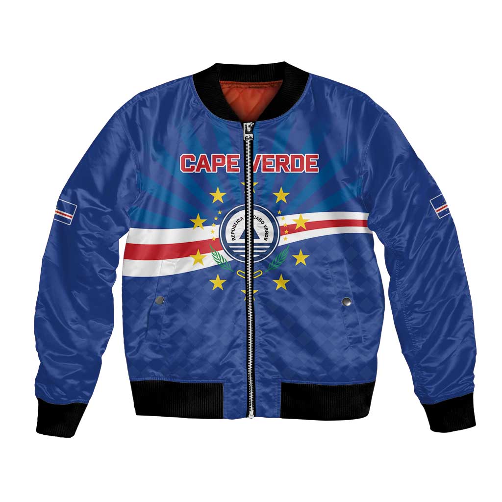 Cape Verde Football 2026 Bomber Jacket Historic First World Cup Appearance - Wonder Print Shop