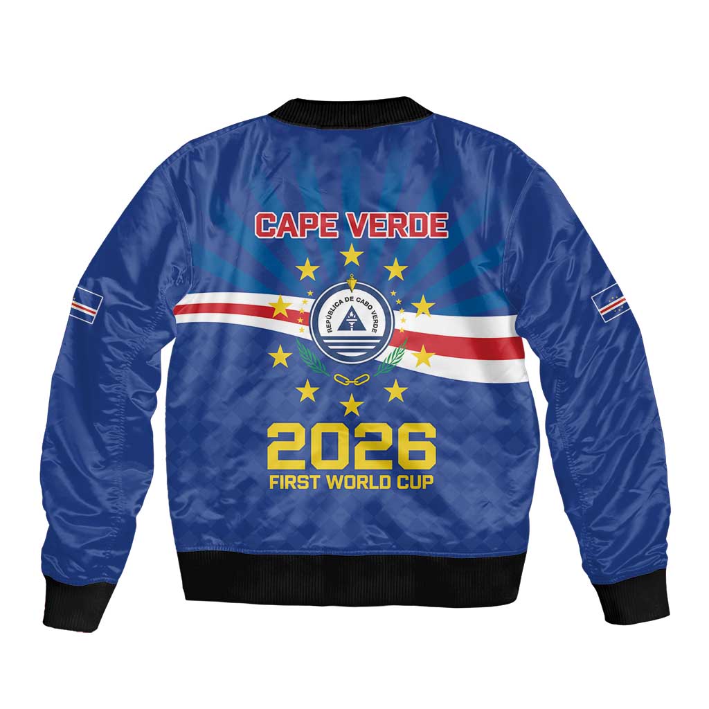 Cape Verde Football 2026 Bomber Jacket Historic First World Cup Appearance - Wonder Print Shop