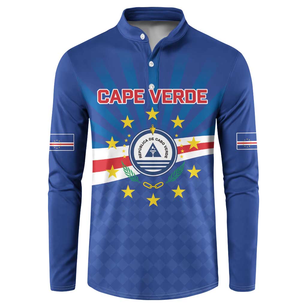 Cape Verde Football 2026 Button Sweatshirt Historic First World Cup Appearance - Wonder Print Shop