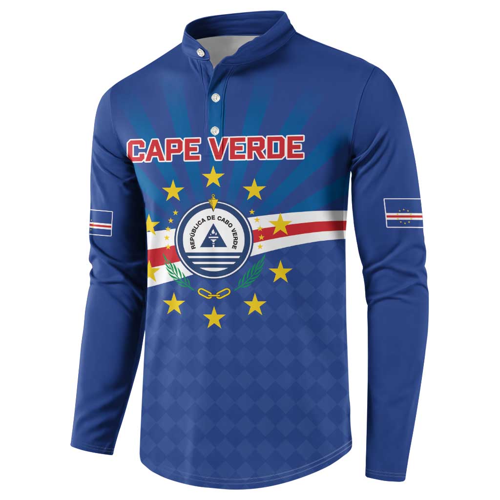 Cape Verde Football 2026 Button Sweatshirt Historic First World Cup Appearance - Wonder Print Shop