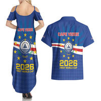 Cape Verde Football 2026 Couples Matching Summer Maxi Dress and Hawaiian Shirt Historic First World Cup Appearance - Wonder Print Shop