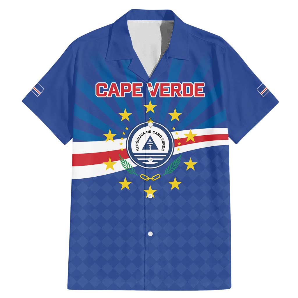 Cape Verde Football 2026 Family Matching Mermaid Dress and Hawaiian Shirt Historic First World Cup Appearance - Wonder Print Shop