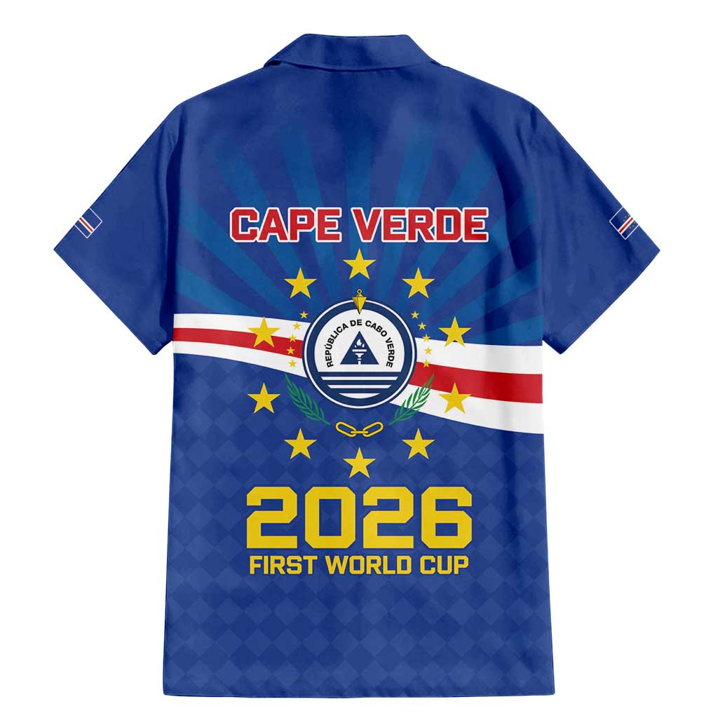 Cape Verde Football 2026 Family Matching Mermaid Dress and Hawaiian Shirt Historic First World Cup Appearance - Wonder Print Shop