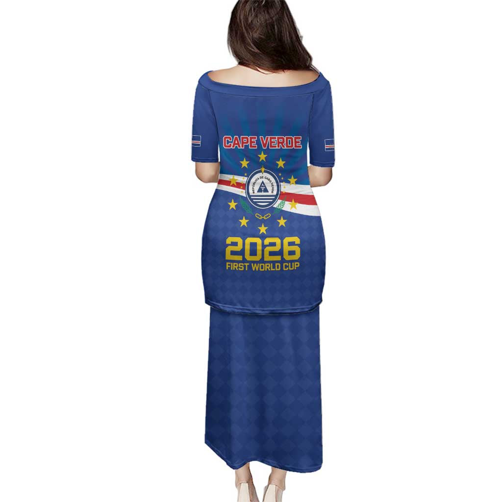 Cape Verde Football 2026 Family Matching Puletasi and Hawaiian Shirt Historic First World Cup Appearance - Wonder Print Shop