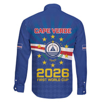 Cape Verde Football 2026 Family Matching Short Sleeve Bodycon Dress and Hawaiian Shirt Historic First World Cup Appearance - Wonder Print Shop