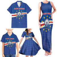 Cape Verde Football 2026 Family Matching Tank Maxi Dress and Hawaiian Shirt Historic First World Cup Appearance - Wonder Print Shop