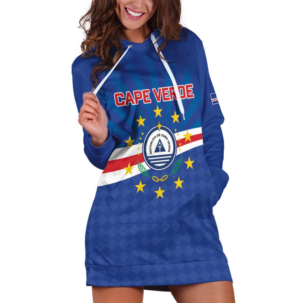 Cape Verde Football 2026 Hoodie Dress Historic First World Cup Appearance - Wonder Print Shop