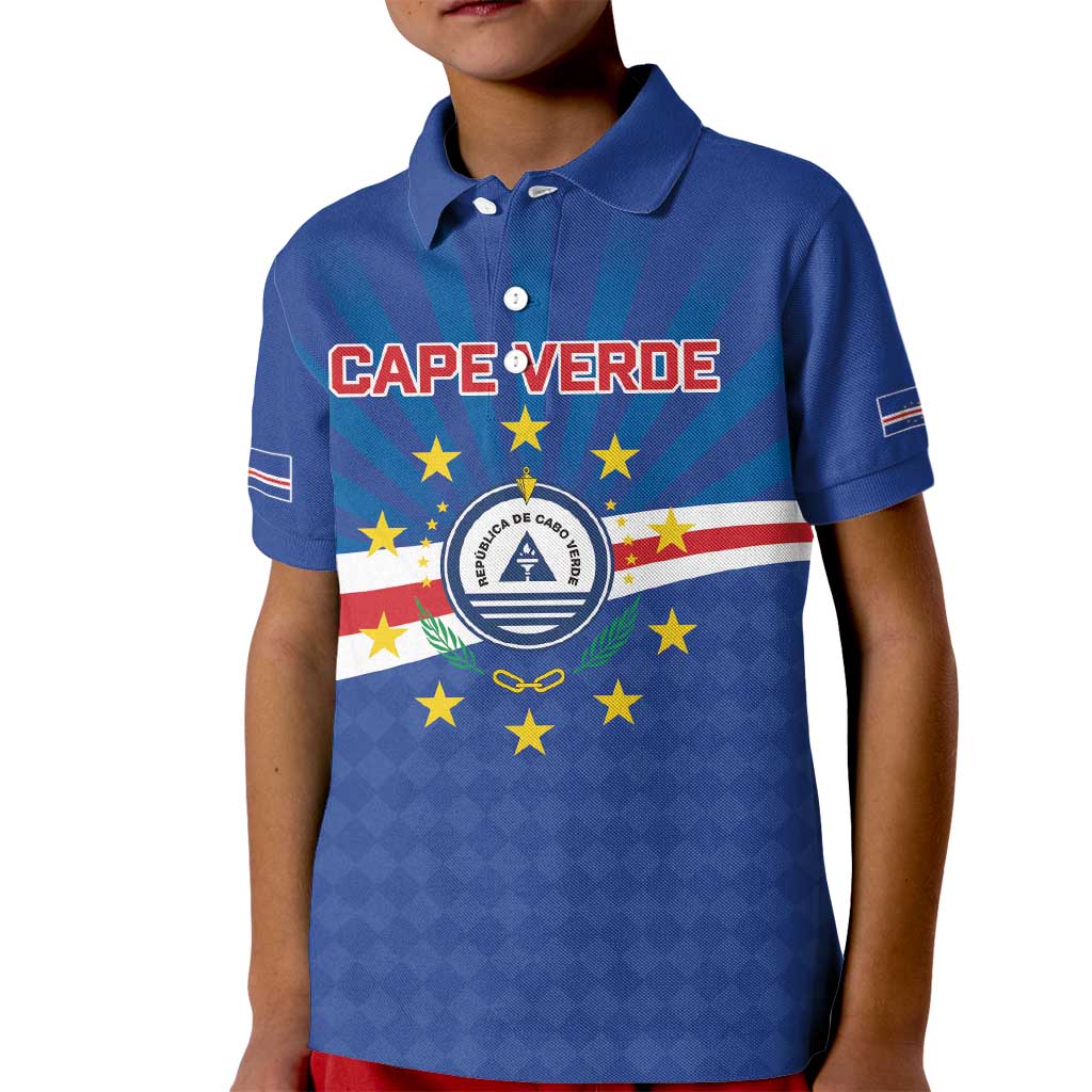 Cape Verde Football 2026 Kid Polo Shirt Historic First World Cup Appearance - Wonder Print Shop
