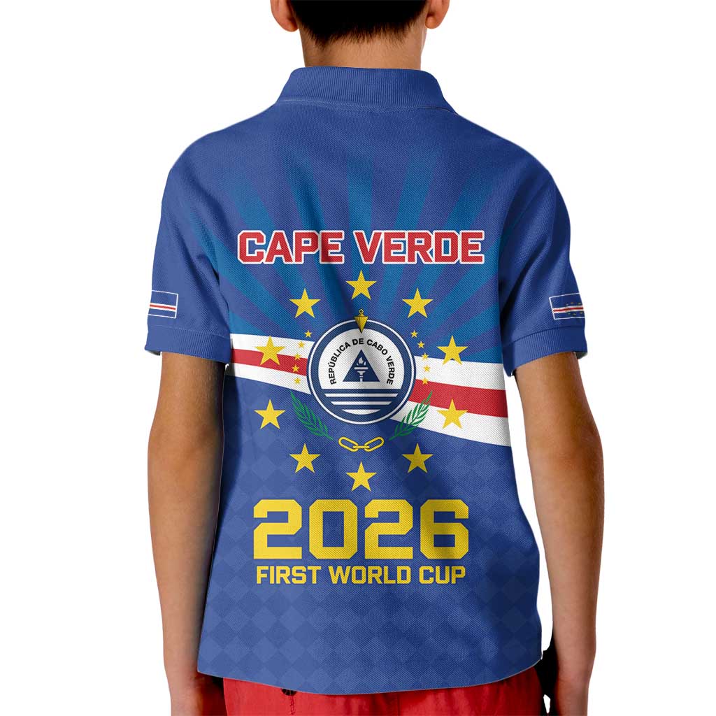 Cape Verde Football 2026 Kid Polo Shirt Historic First World Cup Appearance - Wonder Print Shop
