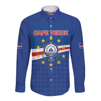 Cape Verde Football 2026 Long Sleeve Button Shirt Historic First World Cup Appearance - Wonder Print Shop