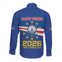 Cape Verde Football 2026 Long Sleeve Button Shirt Historic First World Cup Appearance - Wonder Print Shop