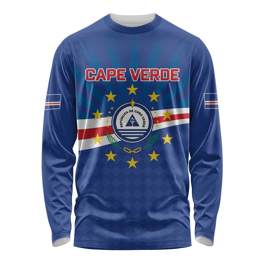 Cape Verde Football 2026 Long Sleeve Shirt Historic First World Cup Appearance - Wonder Print Shop