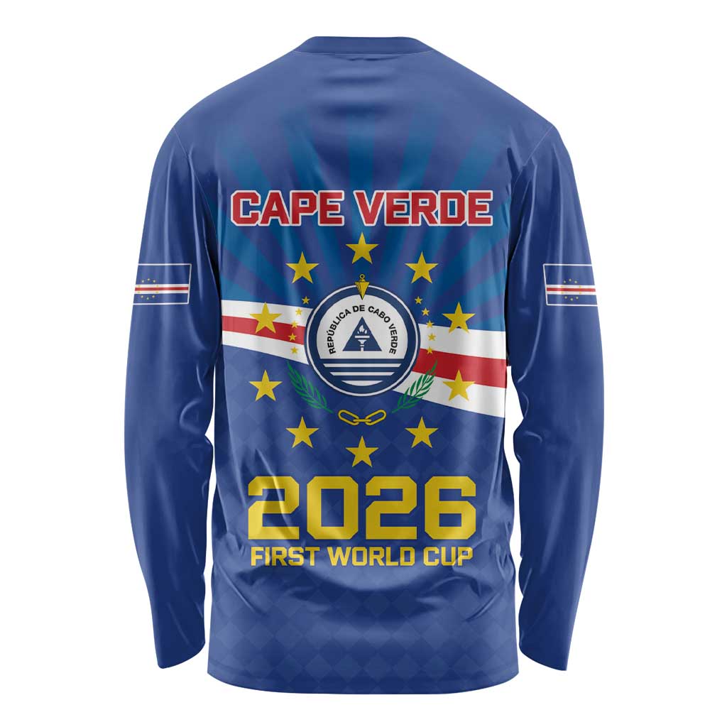 Cape Verde Football 2026 Long Sleeve Shirt Historic First World Cup Appearance - Wonder Print Shop