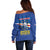 Cape Verde Football 2026 Off Shoulder Sweater Historic First World Cup Appearance - Wonder Print Shop