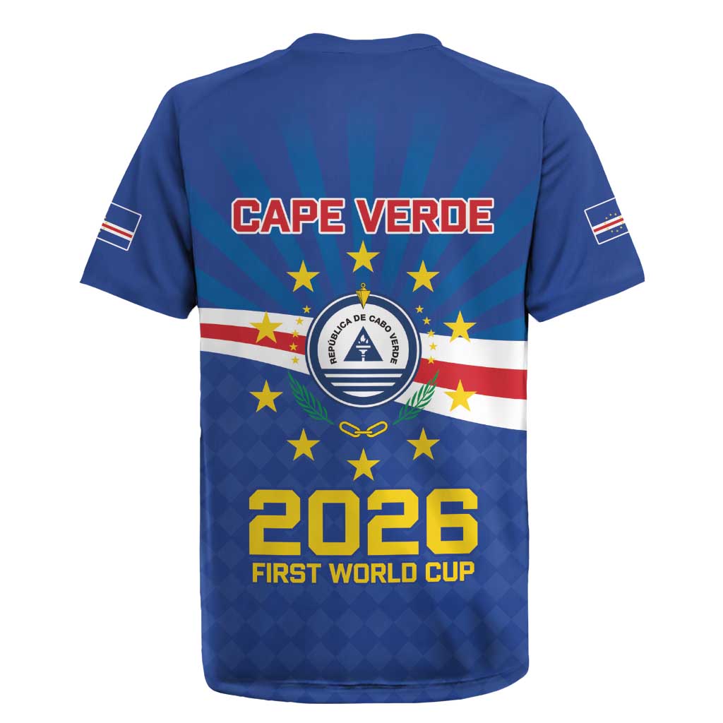 Cape Verde Football 2026 Rugby Jersey Historic First World Cup Appearance - Wonder Print Shop