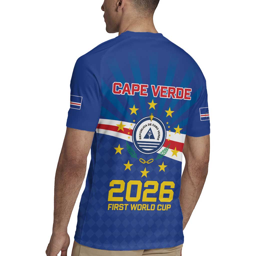 Cape Verde Football 2026 Rugby Jersey Historic First World Cup Appearance - Wonder Print Shop
