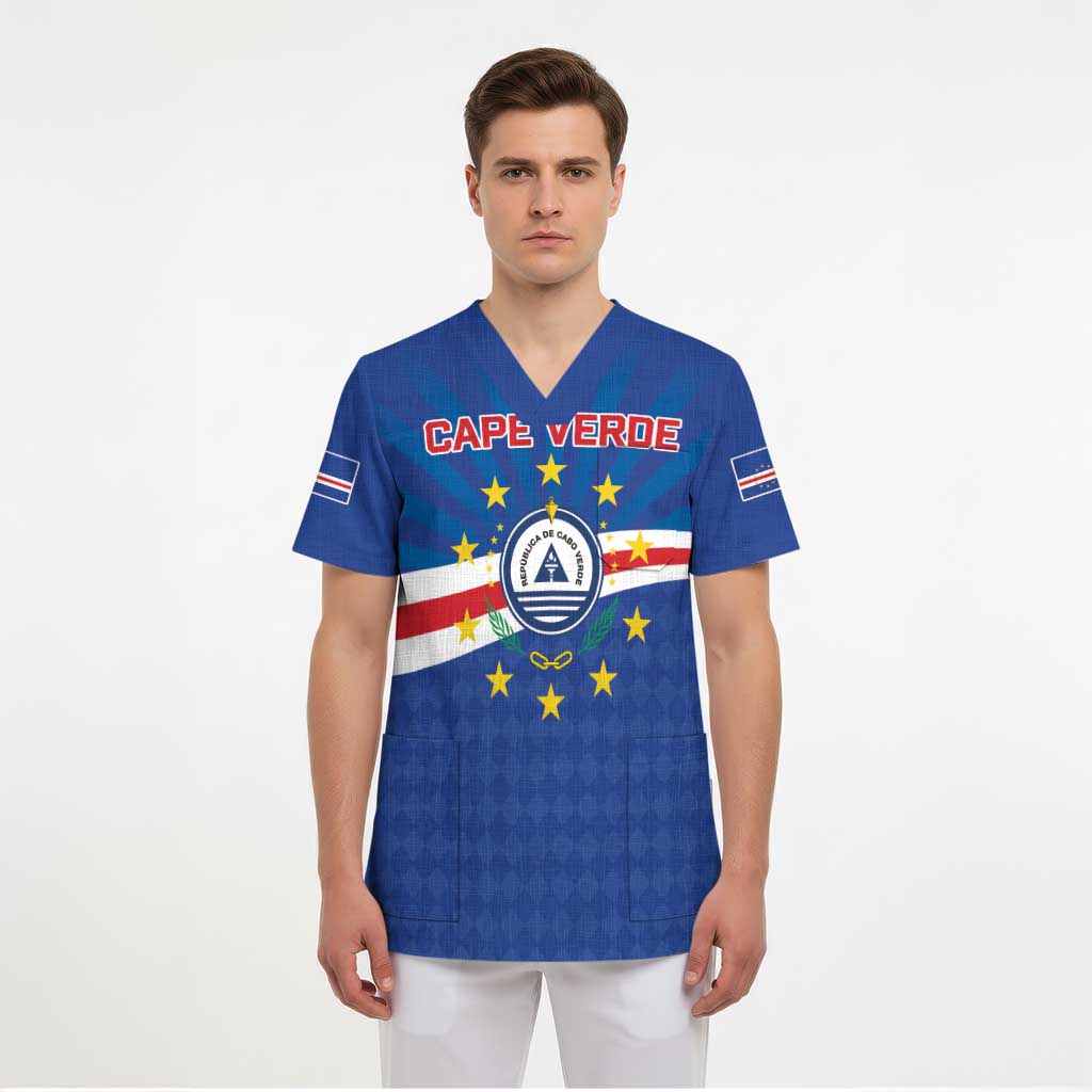 Cape Verde Football 2026 Scrub Top Historic First World Cup Appearance - Wonder Print Shop