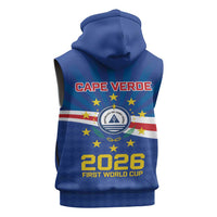 Cape Verde Football 2026 Sleeveless Hoodie Historic First World Cup Appearance - Wonder Print Shop