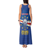 Cape Verde Football 2026 Tank Maxi Dress Historic First World Cup Appearance - Wonder Print Shop
