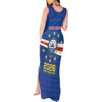 Cape Verde Football 2026 Tank Maxi Dress Historic First World Cup Appearance - Wonder Print Shop