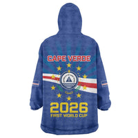 Cape Verde Football 2026 Wearable Blanket Hoodie Historic First World Cup Appearance - Wonder Print Shop