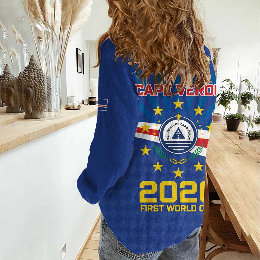 Cape Verde Football 2026 Women Casual Shirt Historic First World Cup Appearance - Wonder Print Shop
