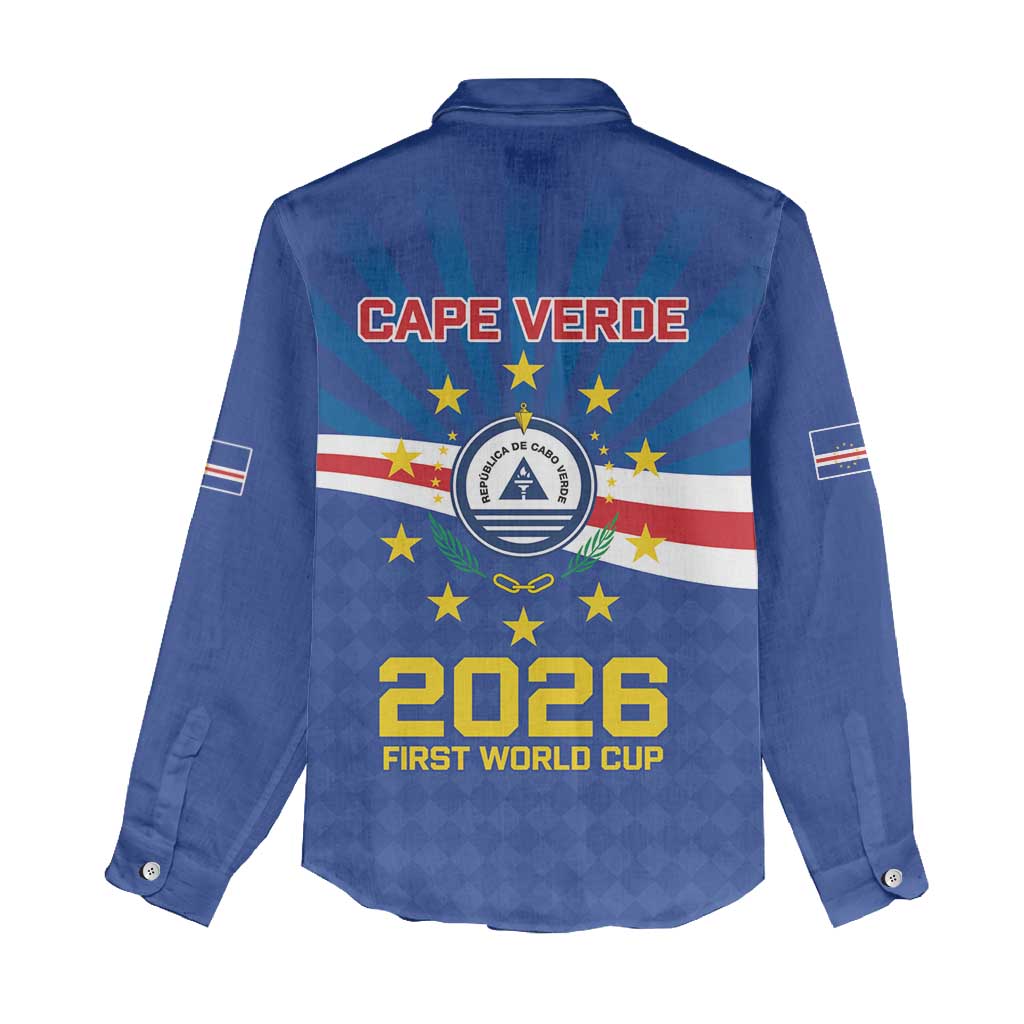 Cape Verde Football 2026 Women Casual Shirt Historic First World Cup Appearance - Wonder Print Shop